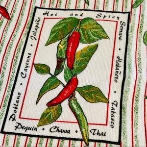 Chili pepper towel